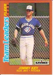 1988 Fleer Team Leaders Baseball Cards 017      Jimmy Key
